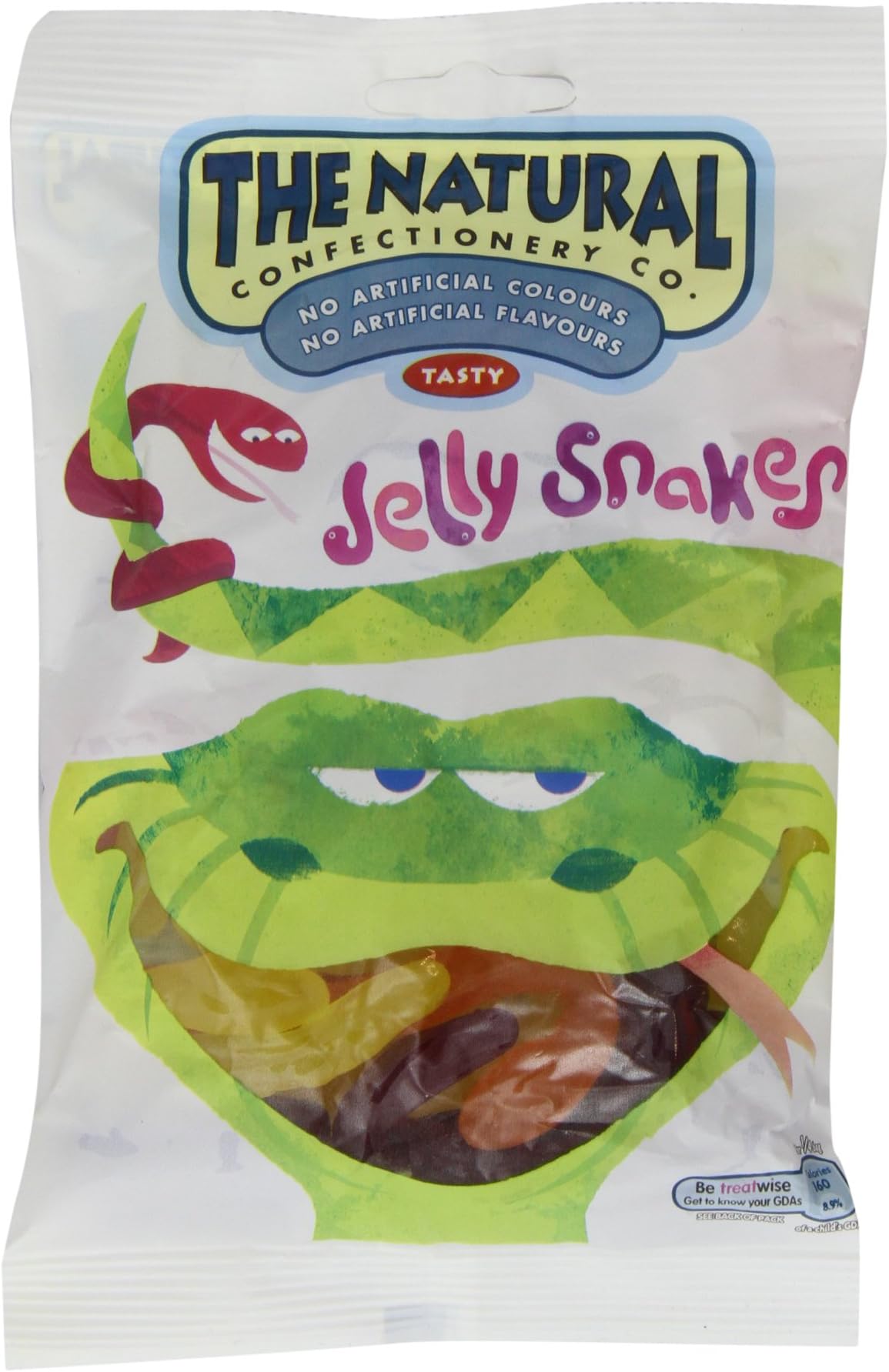 The Natural Confectionery Company Snakes Bag 200 g (Pack of 6)