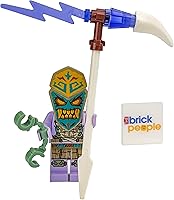 Vista 1 de LEGO Ninjago: Minifig Guardián del Trueno con Bastón de Rayos