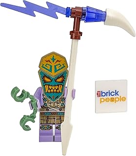 LEGO Ninjago: Thunder Keeper Minifig with Lightning Staff