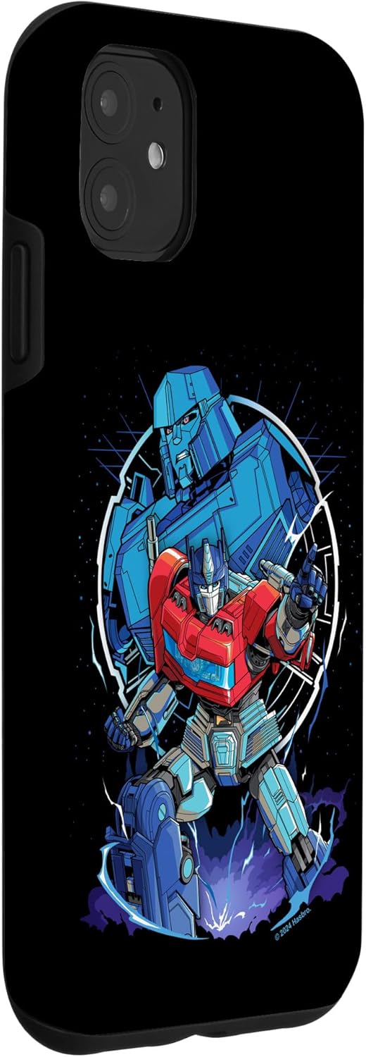 Transformers One Iconic Optimus Prime and Megatron Poster Case for iPhone 11