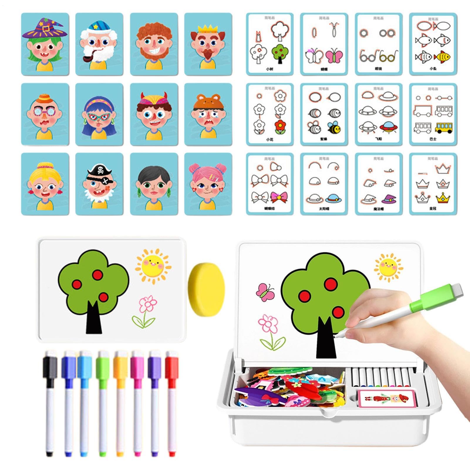 Puzzle Magnetici Per Bambini STEM Educativo Apprendimento Motricità Fine