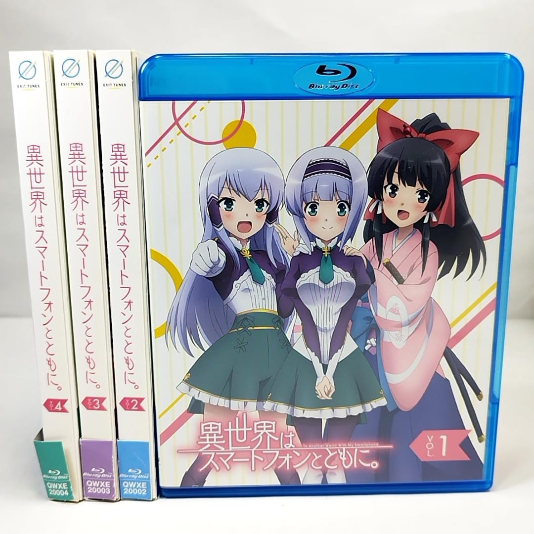 Amazon.co.jp: 異世界はスマートフォンとともに Blu-ray 全4巻セット 