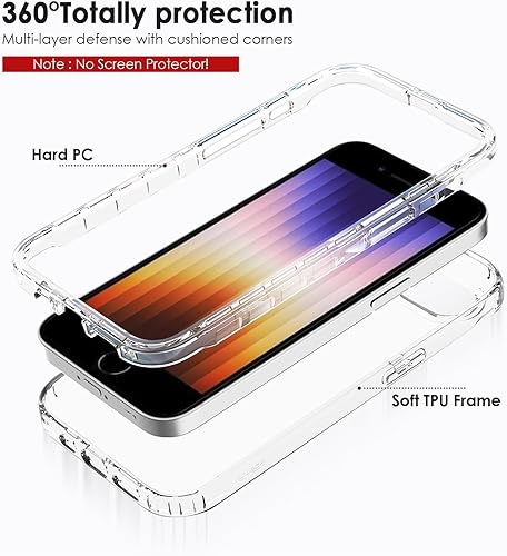 Vista 116 de TENOC Funda para teléfono compatible con iPhone 7 Plus y iPhone 8 Plus, color negro, antihuellas, protector mate para 5.5 pulgadas