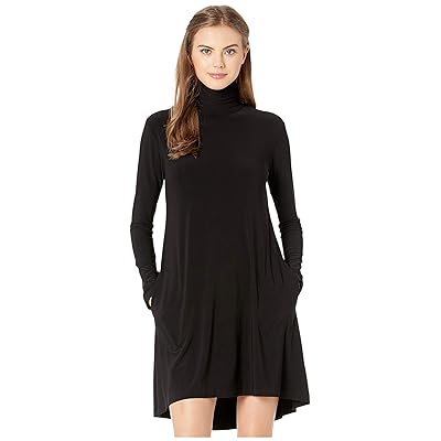Norma Kamali Long Sleeve Turtle Swing Dress Women