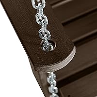 Vista 4 de Highwood AD-PORL1-CGE Lehigh - Columpio para porche, 1.5 m, rojo (Weathered Acorn)