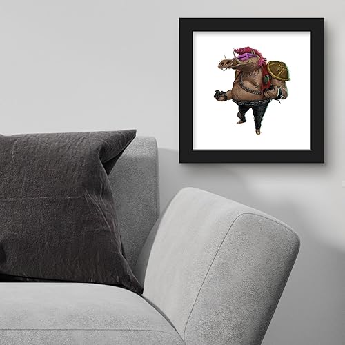 Miniatura 3 de Trends International Gallery Pops Nickelodeon Teenage Mutant Ninja Turtles Mutant Mayhem - Póster de pared Bebop de 12 x 12 pulgadas, versión de