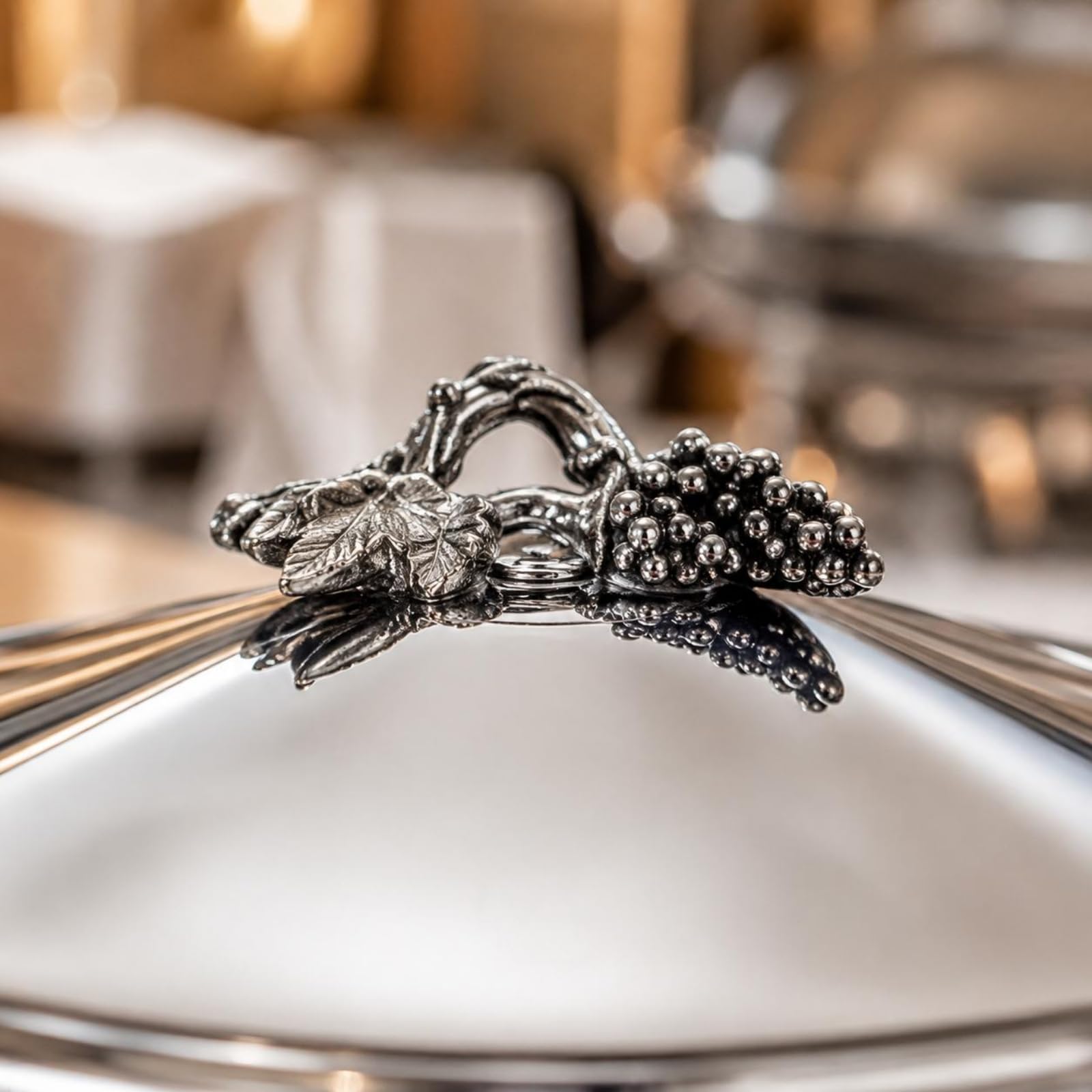 Chafing Dish in Acciaio Inox Mantiene il Cibo Caldo Chafing Dish Inox Resistente Alla Ruggine Scaldapietanze da Buffet per Alberghi