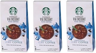 Starbucks VIA® Ready Brew Iced Coffee (3 Pack/Boxes) 5 Packets Each Box