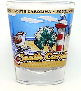 South Carolina State Wraparound Shot Glass
