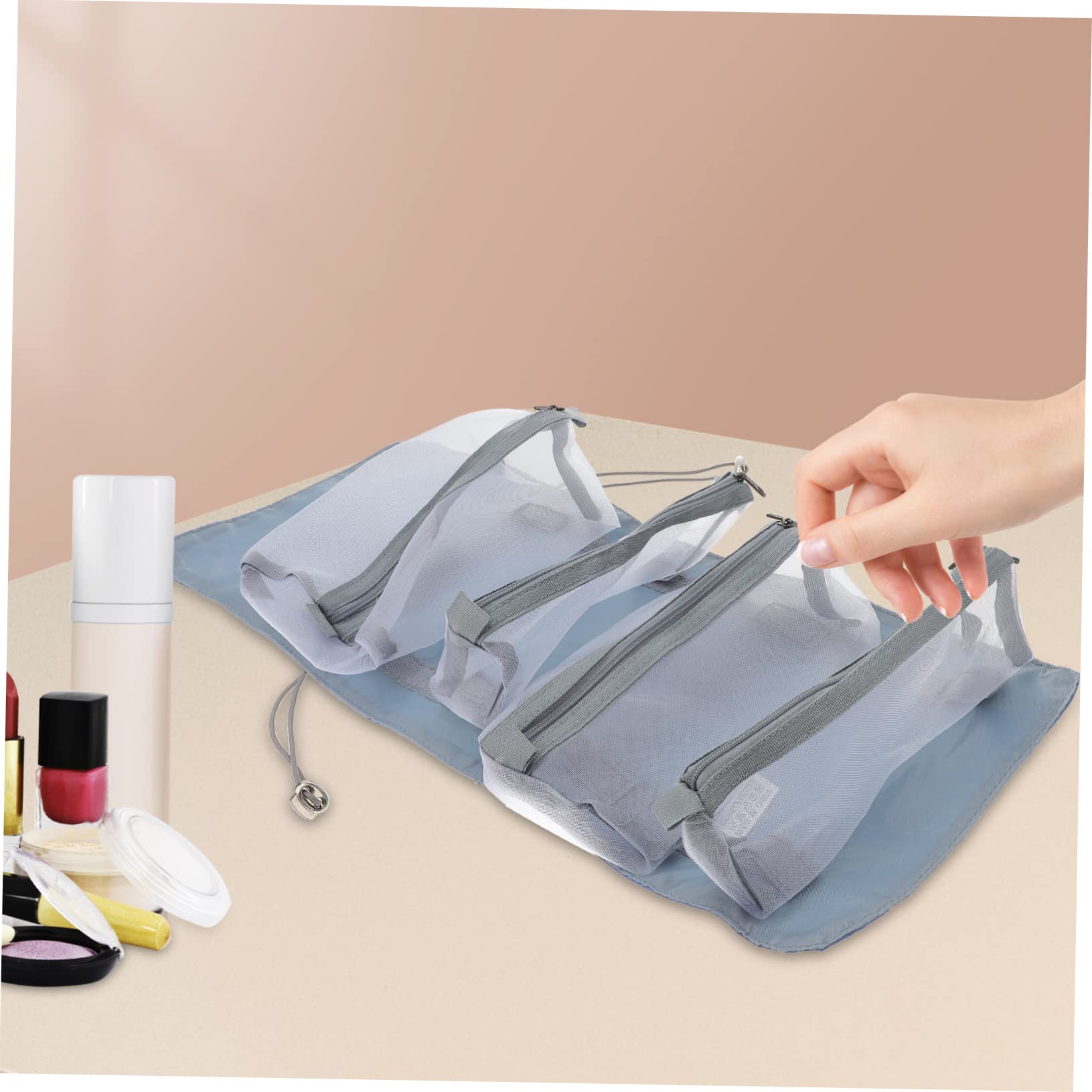 POPETPOP 3stücke Reise-Kosmetiktasche Mit Großem Fassungsvermögen Abnehmbar Und Tragbar Multifunktionale Toilettentasche Für Für Make-up Und Pflegeprodukte