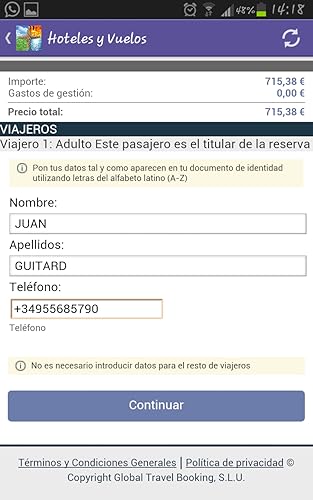 4 ELEMENTOS Hoteles y Vuelos