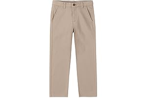 Boys' School Uniform Twill Pants: Perfect Fit, Ultimate Comfort
