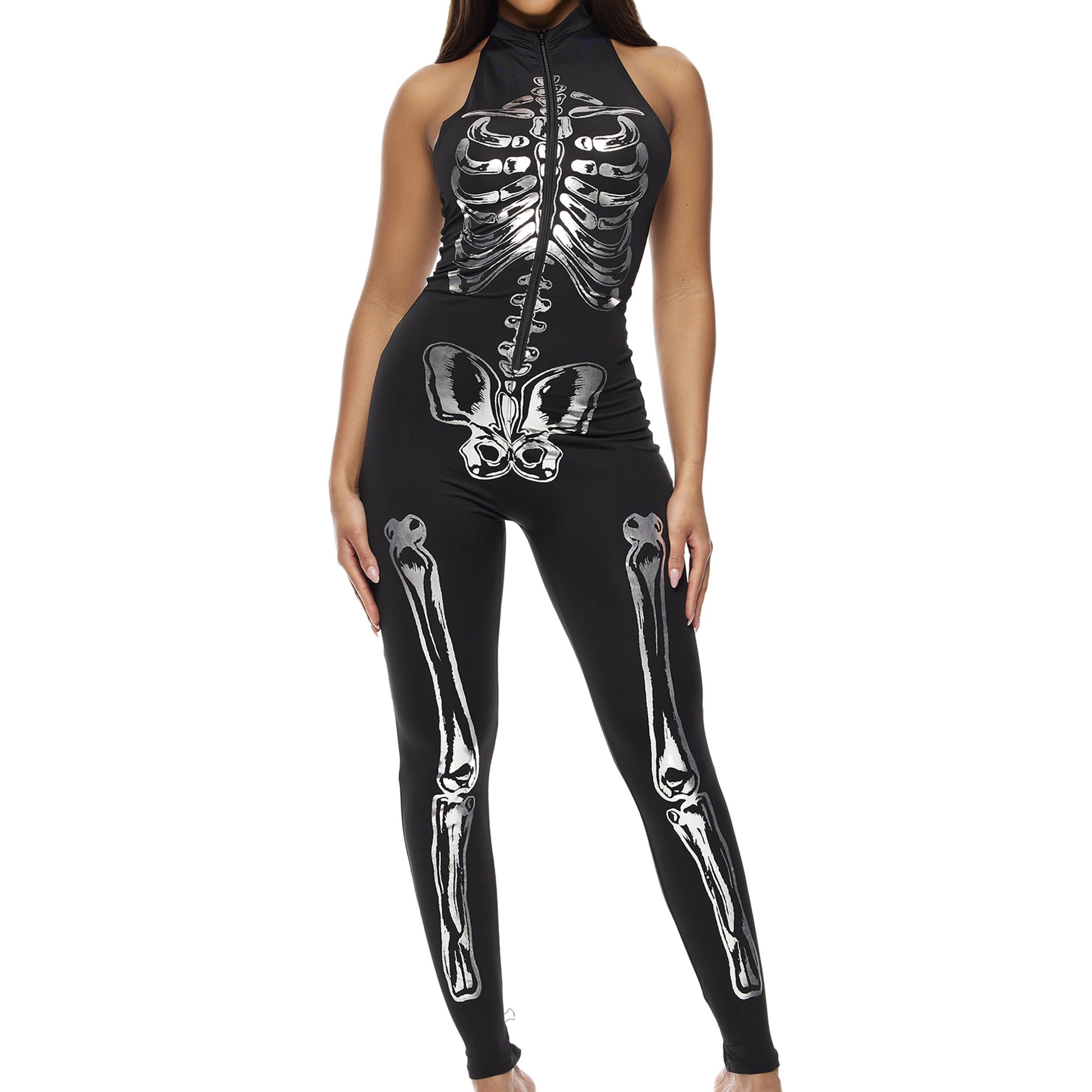 Forplay Costume sexy da scheletro da donna appariscente all'interno