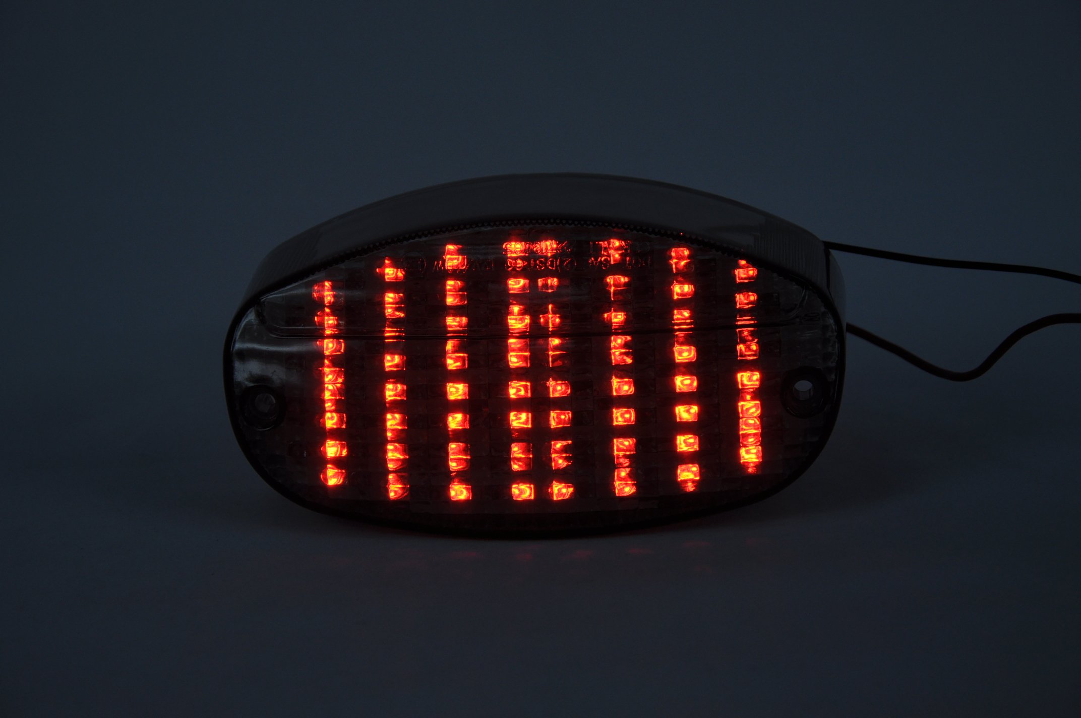Smoked LED Taillight With Integrated Turn Signals For Yamaha V-Star 650/1100 & YZF600R