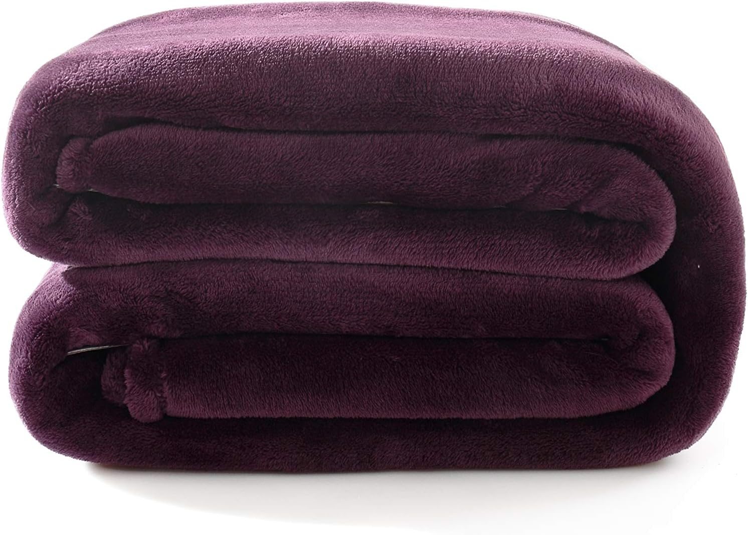 Reafort Ultra Soft Flannel Fleece All Season Light Weight Living Room/Bedroom Warm Throw/Blanket(Dark Grey, Full/Queen 90"X90")