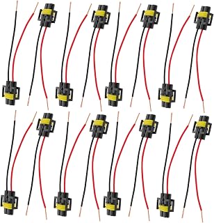 20pcs Ceramic Headlight Replacement Car Bulb Harness Plug Connector