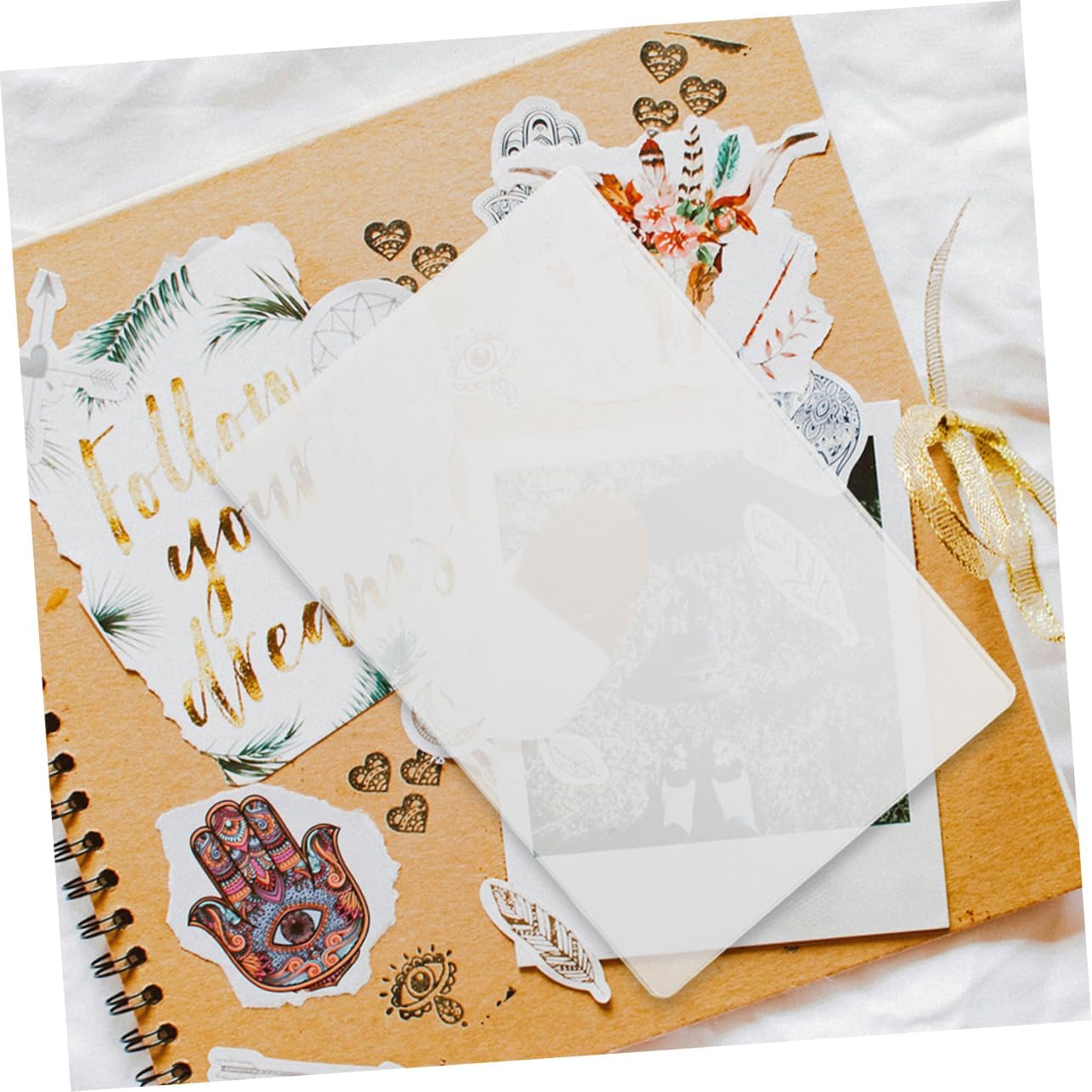 Transparent Acrylic Cutting Pad for Die Cutting Machine Embossing Mat for Diy Paper Crafts Design for Precise Alignment and Durable Use