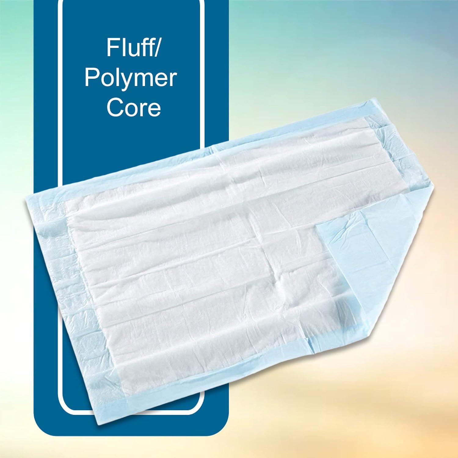 McKesson Classic Underpads, Incontinence Bed Pads, Light Absorbency, 17 in x 24 in, 300 Count