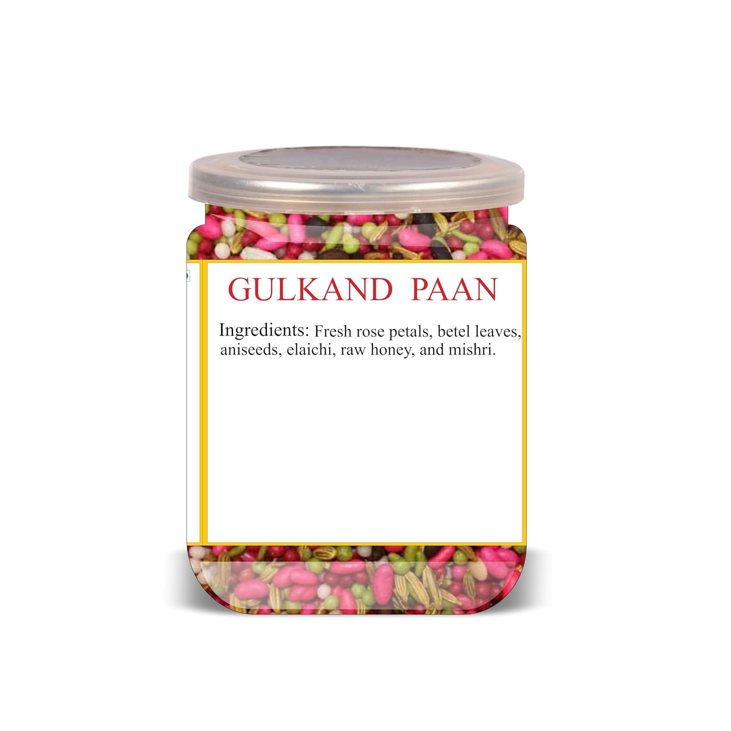 NATURE'S BRIDGE Gulkand Mouth Freshener 500 Gram Airtight Container