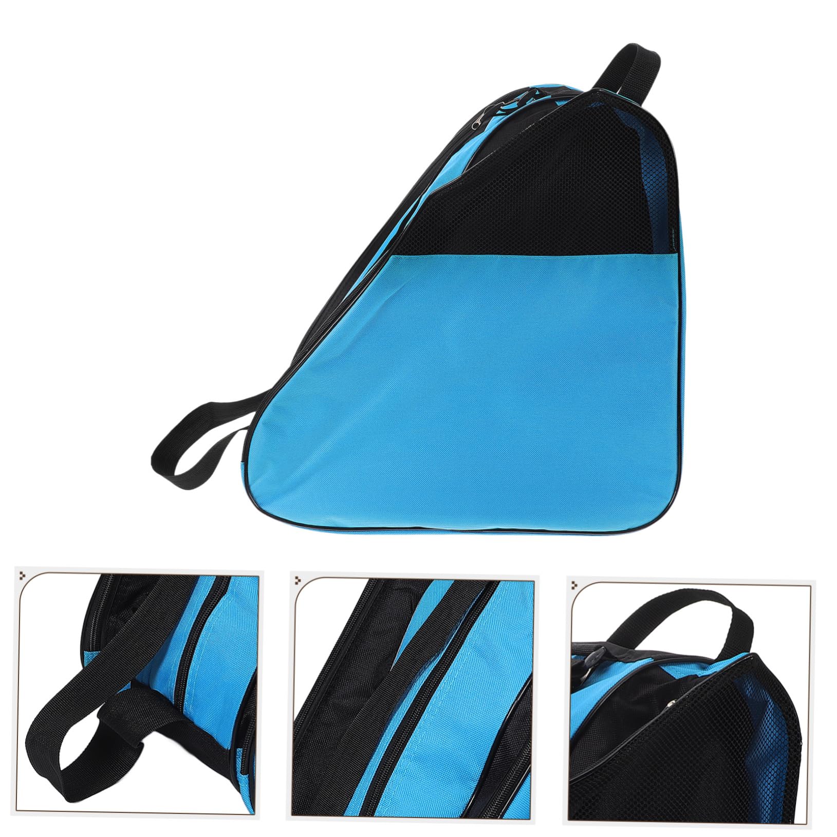 borsa per pattini a rotelle borsa a tracolla a borsa per scarpe a rotelle borsa per scarpe da skate pattini per le donne portarulli Panno Oxford Black