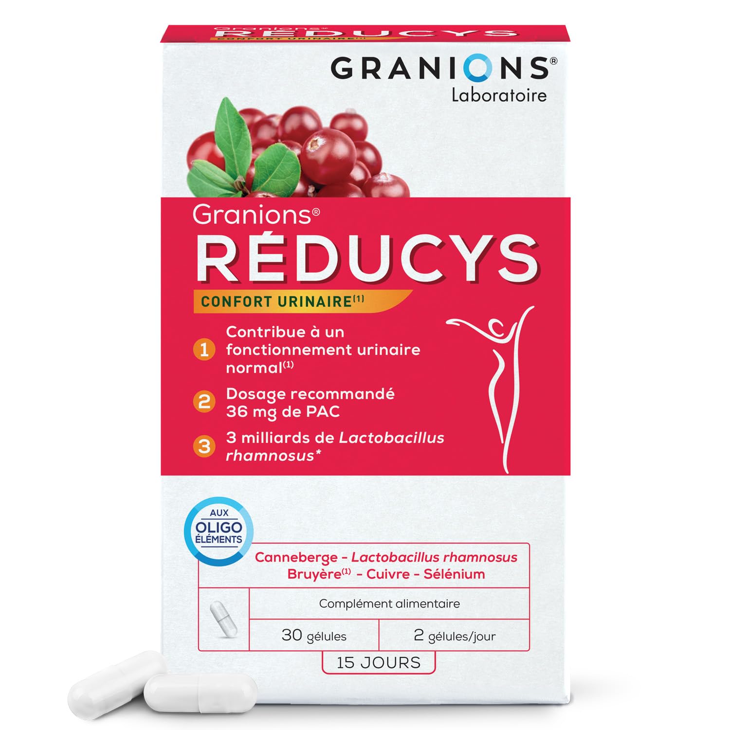 Granions - Reducys - Probiotique Flore Intime - Probiotiques - 30 Gélules
