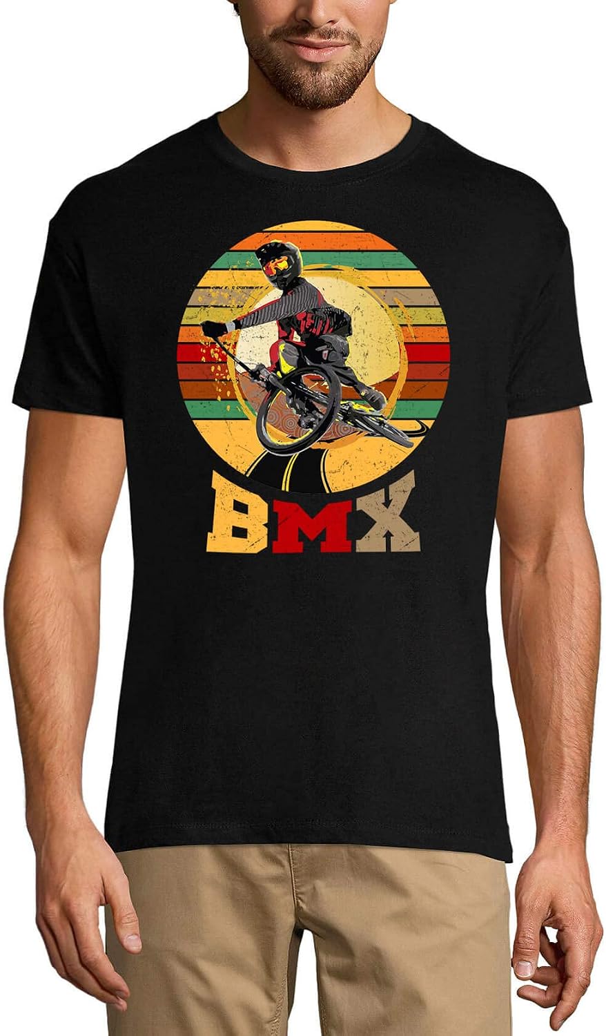 ULTRABASIC Men's Graphic T-Shirt - Legend Motorcycle Eco-Friendly Limited Edition, Vintage Style, Multiple Sizes - View #4