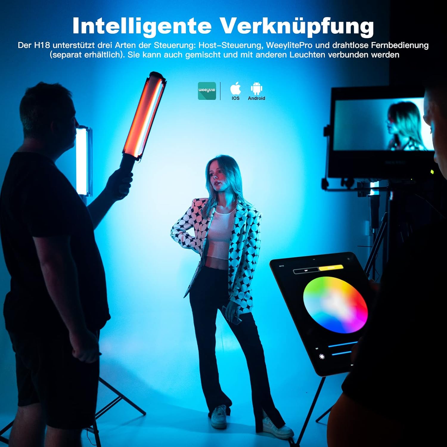 VILTROX H18 vezérlőpanel és csatlakozások