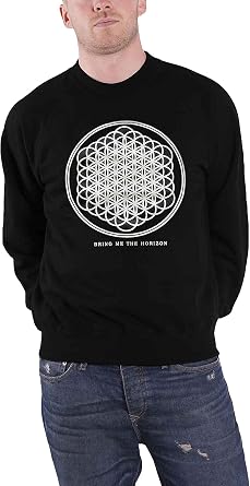 Bring Me The Horizon Sweatshirt Sempiternal Band Logo Official Mens Black