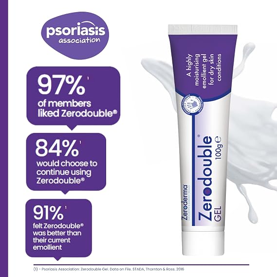 Zeroderma Zerodouble Gel, 2-in-1 Moisturiser & Soap Substitute, 100g