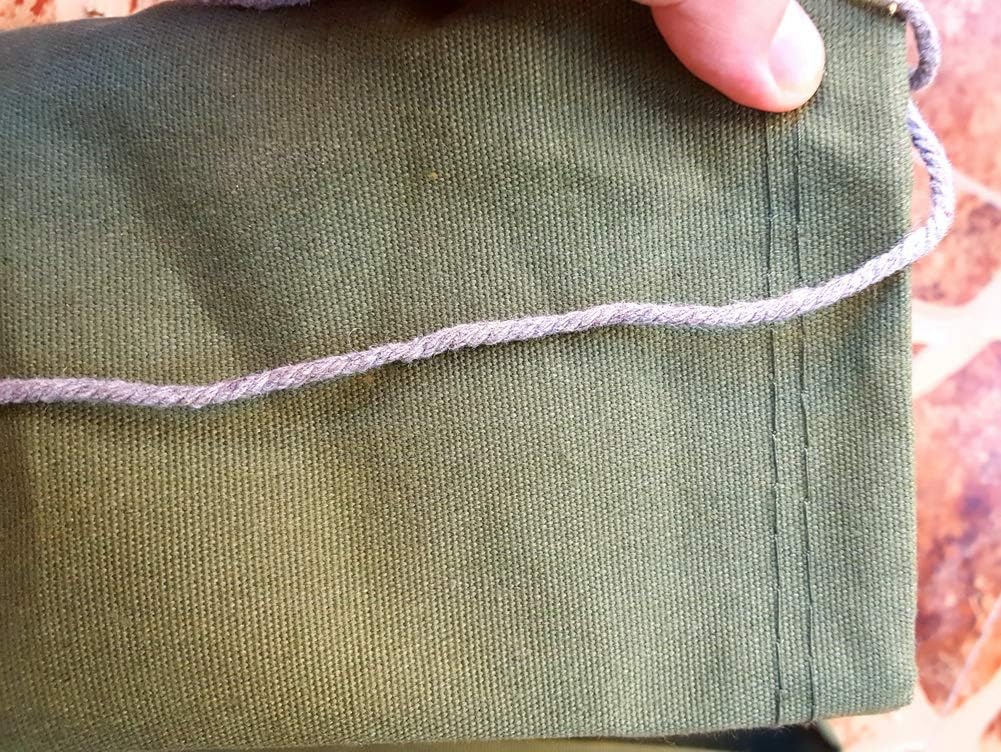 2 Pcs Long Canvas Sandbags Thickened Reusable Bags - Barrier for Rain Water Control Flood Hurricane - Doors Windows (7 Feet) - - 