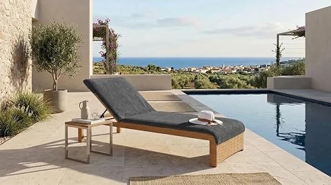 KOBEHOME%100 PAMUK ŞEZLONG HAVLUSU ANTRASIT 75X200 CM