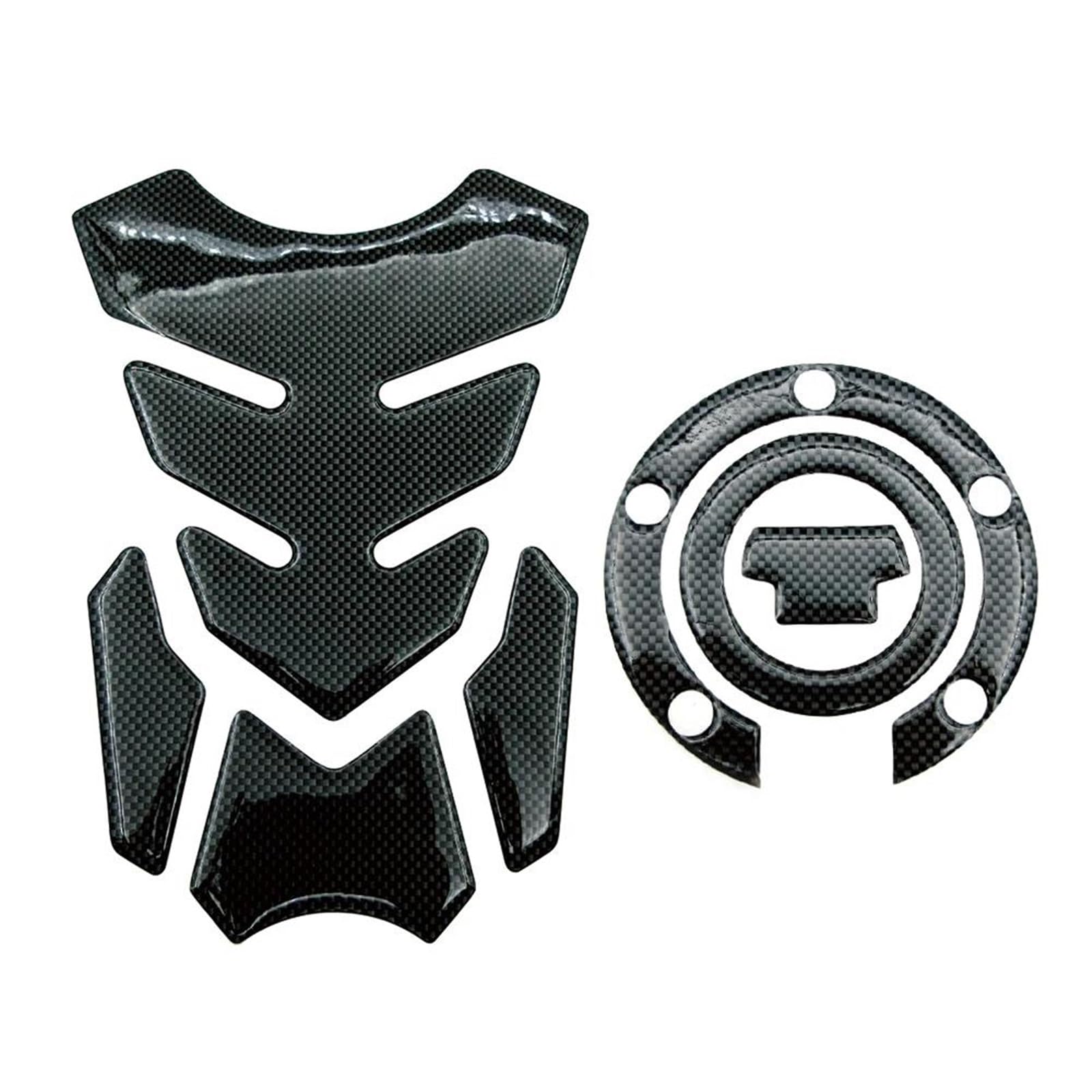 Motorcycle Carbon Fiber Decals Oil Gas Cap Cover Fuel Tank Protector Pad Sticker for Yamaha YZFR1 R6 FZ6R FZ1S FZ6 FZ8 XJ6