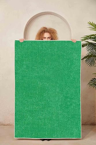 Miniatura 2 de LaModaHome Alfombra antideslizante Verde pistacho verde cacahuete, suave lavable a máquina, alfombra para dormitorio, interior y exterior, alfombra