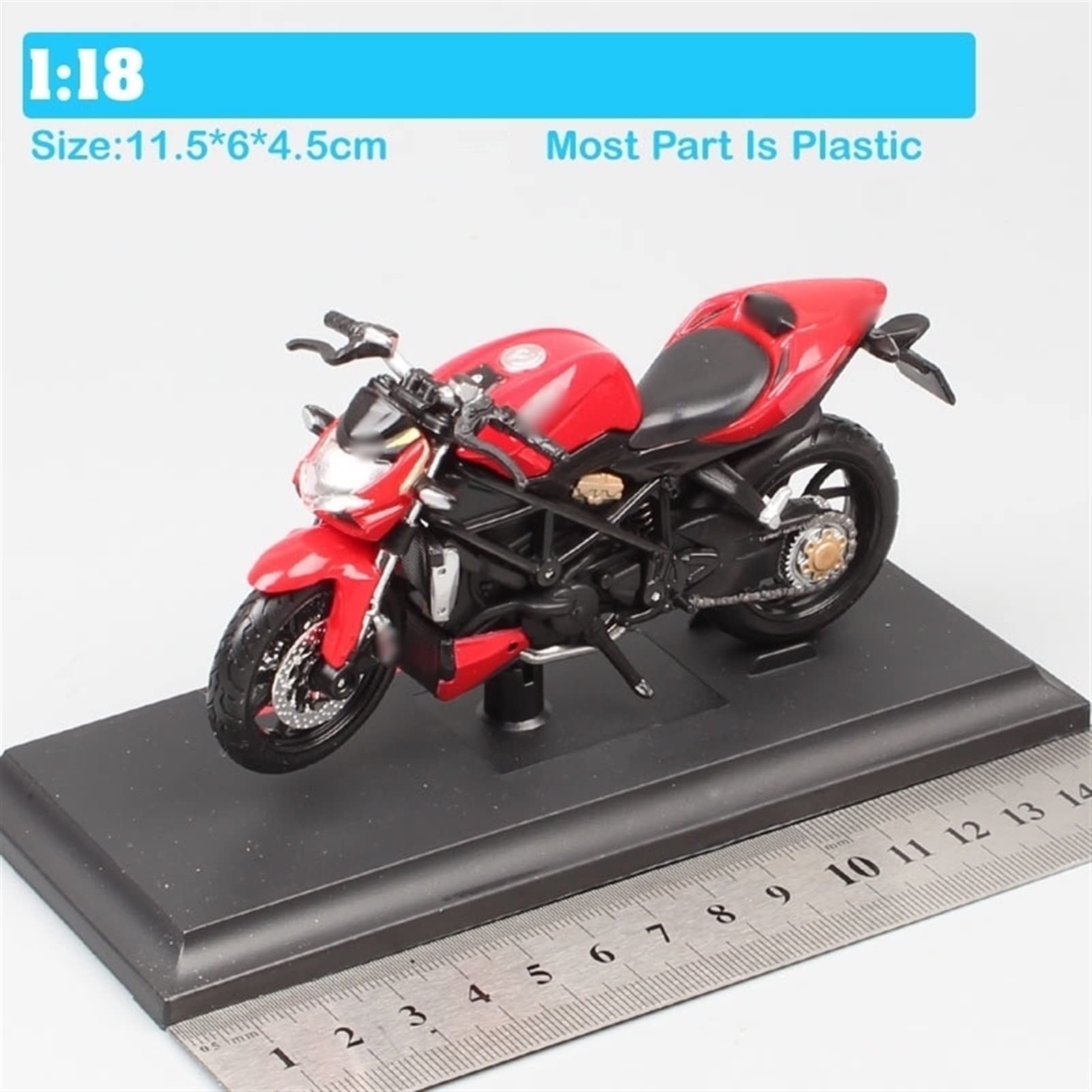 Maßstab 1:18 Für D&ucati Streetfighter S Street Bike Diecasts Spielfahrzeuge Motorradmodell Spielzeug Kinder Legierungsmodell Ornament