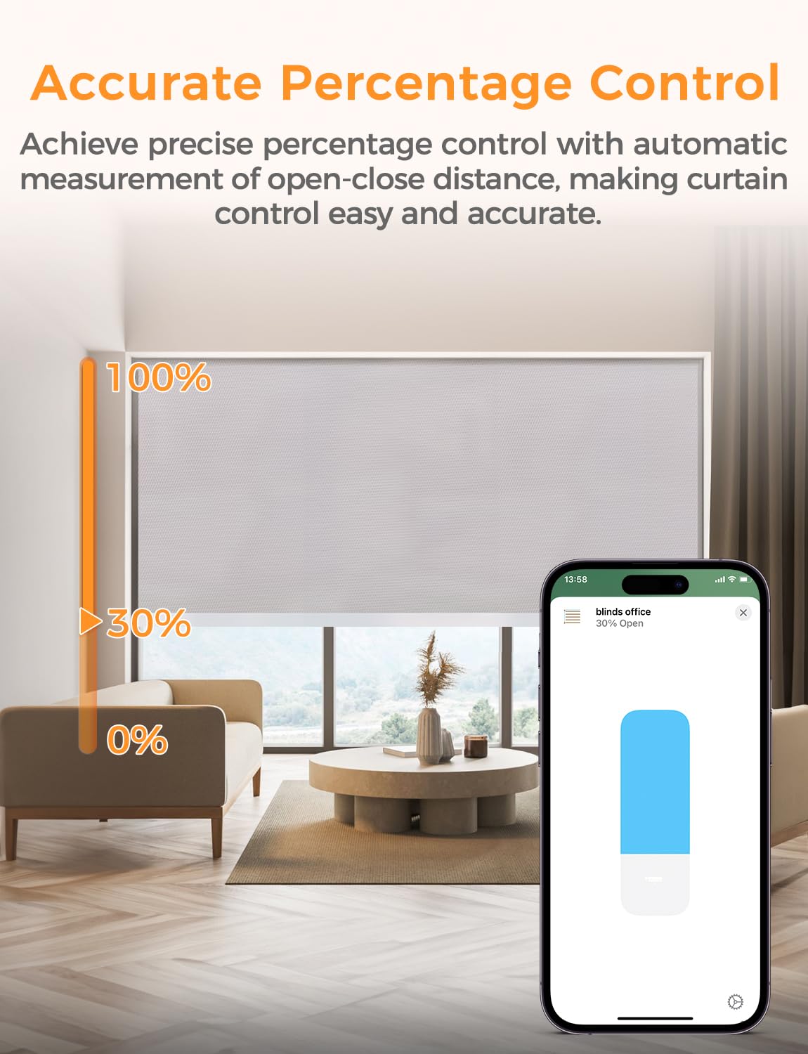 Refoss Interruptor de Persianas WiFi con Apple HomeKit, Interruptor de Cortina Táctil Inteligente con Control Porcentual y Temporizador, LED Controlable, Compatible con Siri, Alexa, Google, 2 Piezas