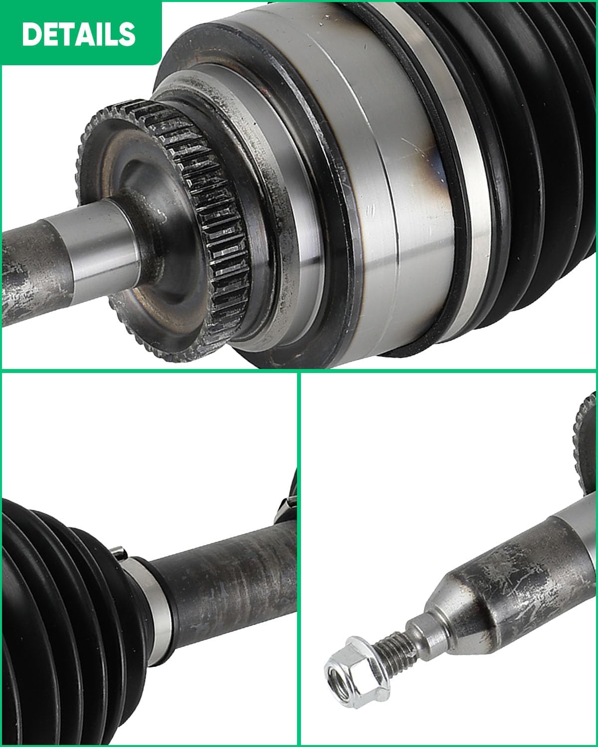 Front Left Right CV Axle Shaft Assembly Fits 2007-2015 for Ford Expedition 2009-2014 for Ford for F-150 2007-2015 for Lincoln Navigator 4WD 66-2192,2PCS
