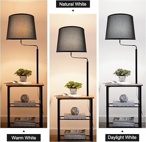 Miniatura 2 de Juego de 2 pantallas de lámpara negras grandes de 11 x 13 x 10 pulgadas, pantalla de tambor para lámparas de mesa, lámpara de pie, pantalla de