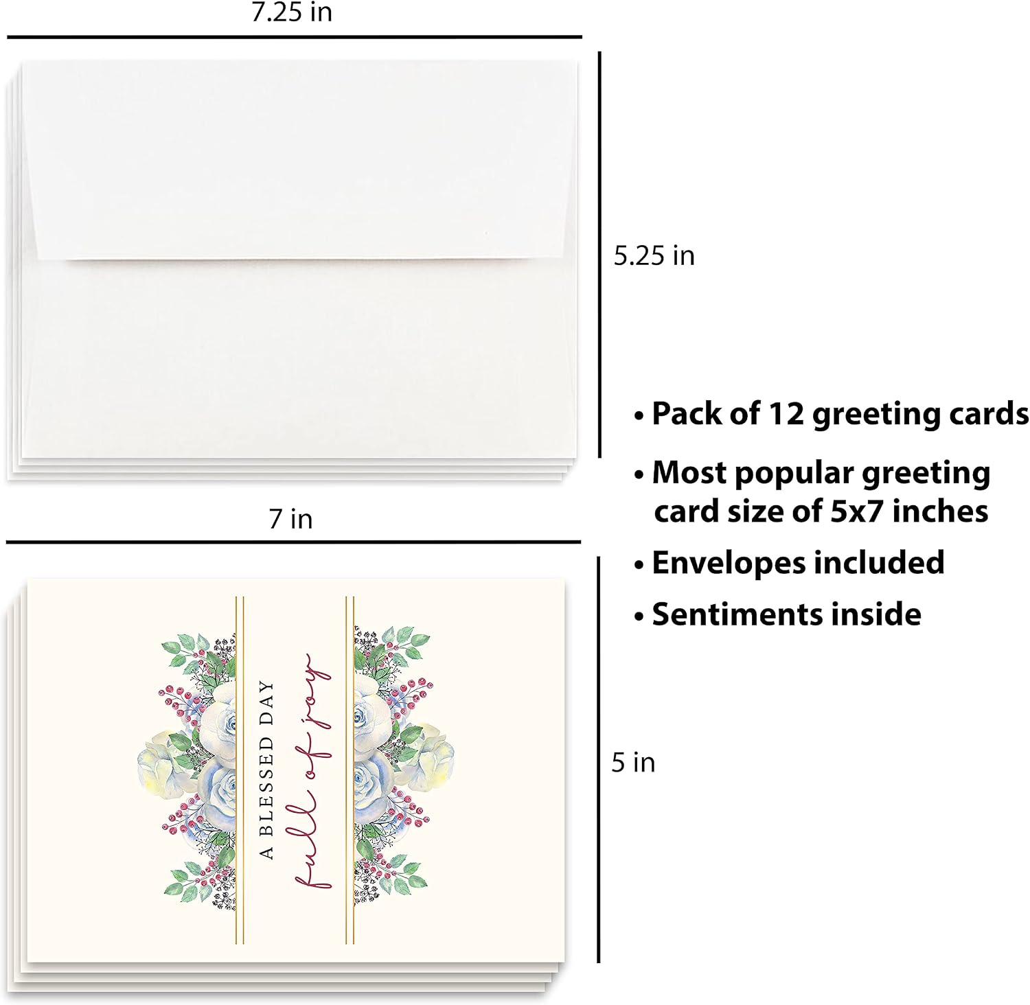 Christian Wedding Card for Wedding Card Christian Wedding Marriage Card, Christian Gift for Weddings (Pack of 12)