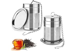 2 Pack Extra Fine Tea Strainers for Loose Tea