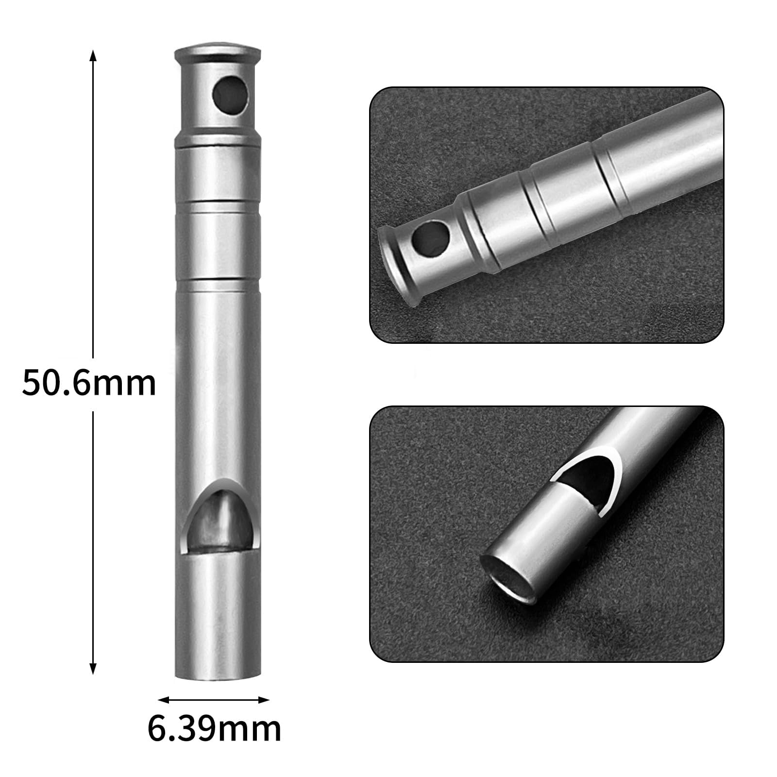 Raheem Titan Trillerpfeife Laut Notfall Signalpfeife 120 dB Notfallpfeife mit Schlüsselanhänger Loud Whistles Emergency Whistles für Outdoor-Camping Wandern Bootfahren Rucksackreisen Angeln