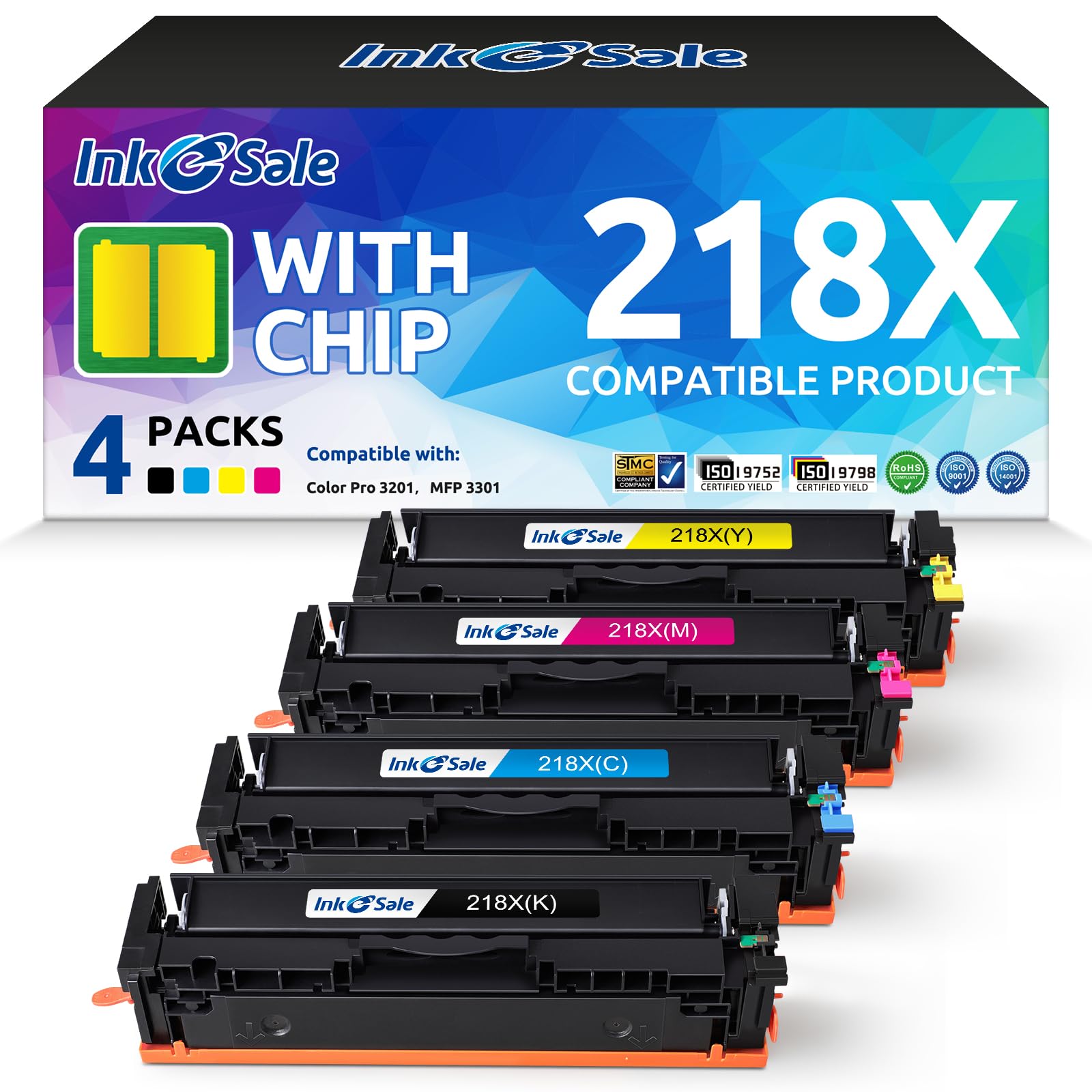 Amazon.com: 218X Toner Cartridge with Chip Compatible for HP 218X