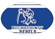 R and R Imports, Inc Ritchie County High School Rebels Ellenboro West Virginia Sports Team Oval Car Fridge Magnet
