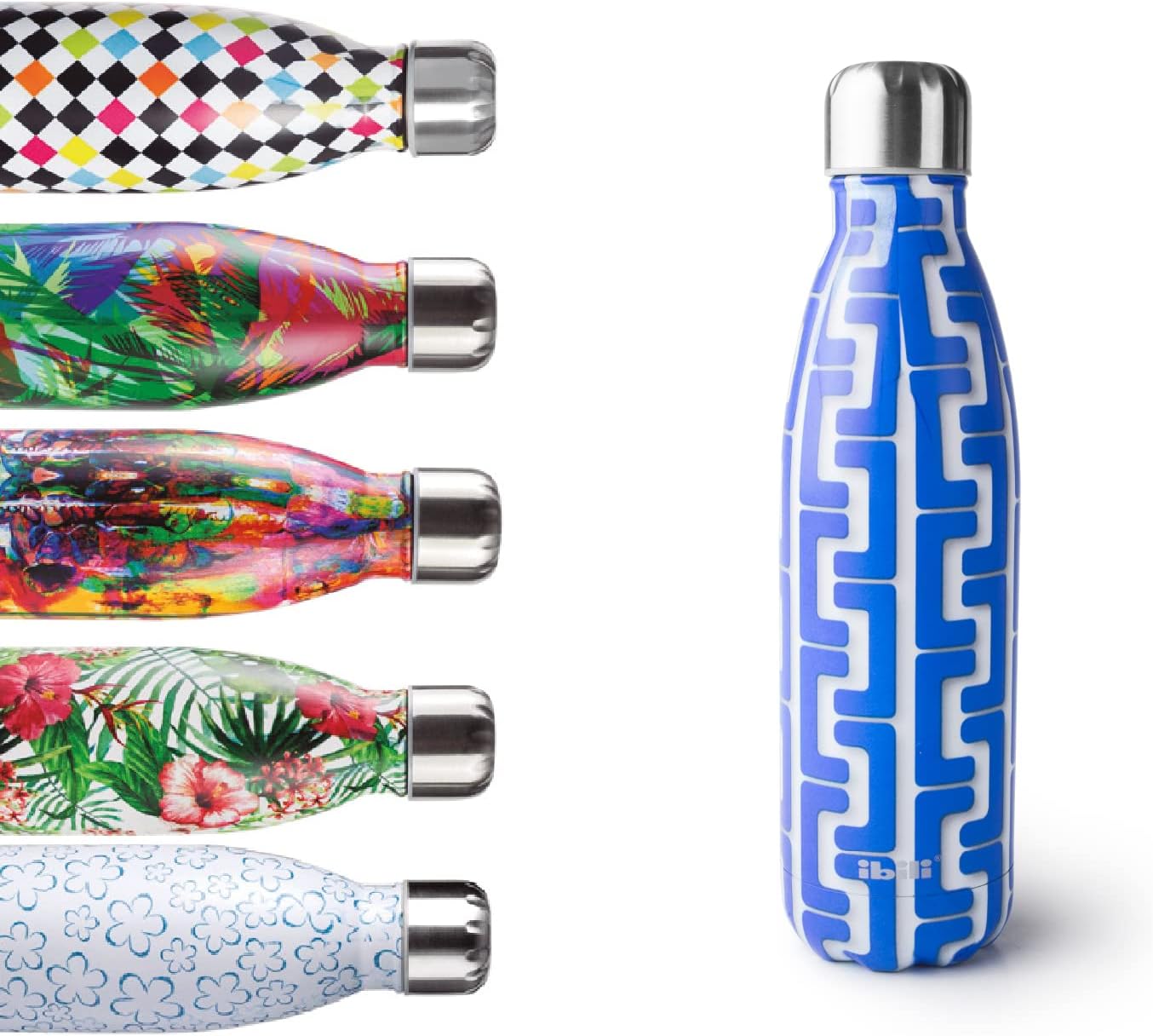 IBILI Thermos Bottle with Double Wall, Mango, 500 ml, 18/10 Stainless Steel, Double Wall, Reusable