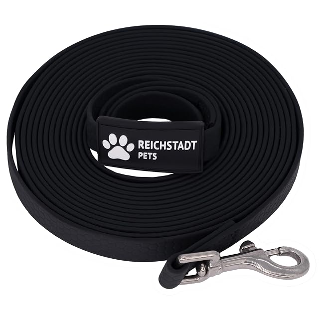 Foto 8 de 8 de Reichstadt Pets Correa PVC Perros Repelente Agua Black 5m