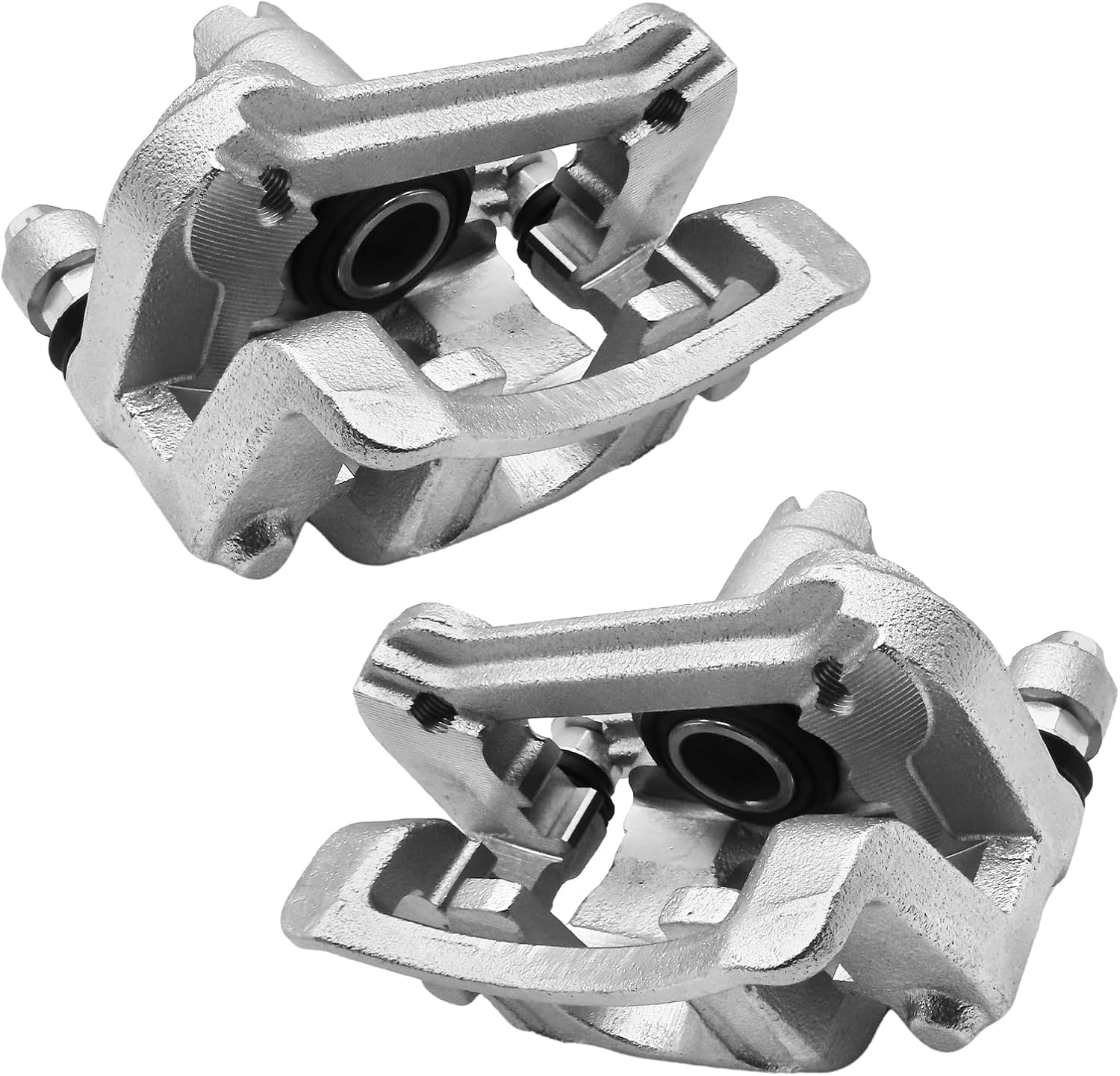 Rear Brake Caliper with Bracket Compatible with 2009-2012 Hyundai Elantra [Note: Hatchback (2009-2012)] | Rear Brake Calipers for 19-B3477A & 19-B3476A, Set of 2 Brake Calipers