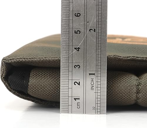 Miniatura 7 de TOURBON Funda plegable de nailon 600D para escopeta de 49 pulgadas, color verde con correa de hombro ajustable