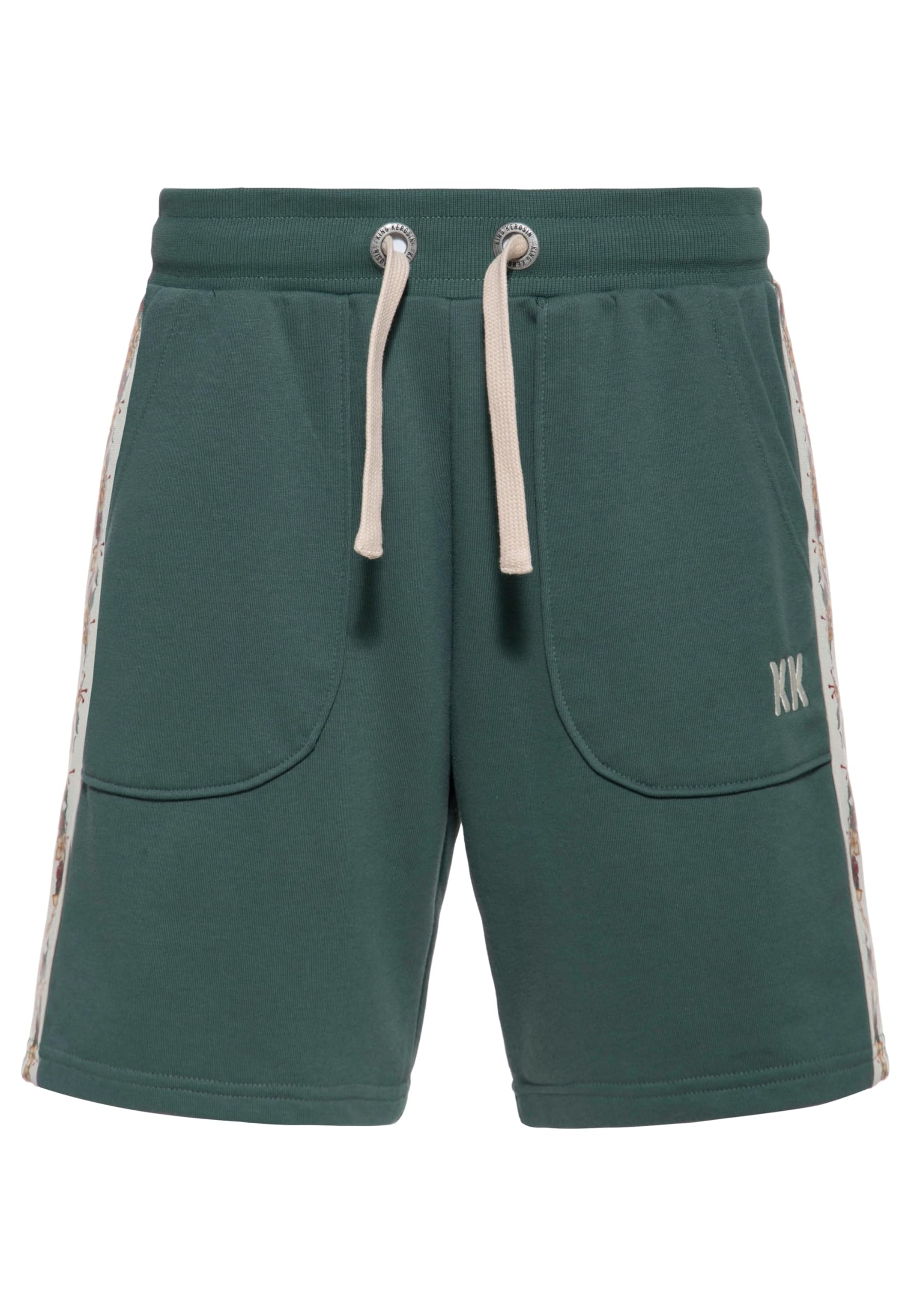 King Kerosin Herren Sweatshorts · Shorts · Sweat · Kurze Hose · Print · Stickerei · Freizeit · Jogging · Bequem · Rockabilly · Retro · Vintage · Freizeithose · I Make My Dreams Come True