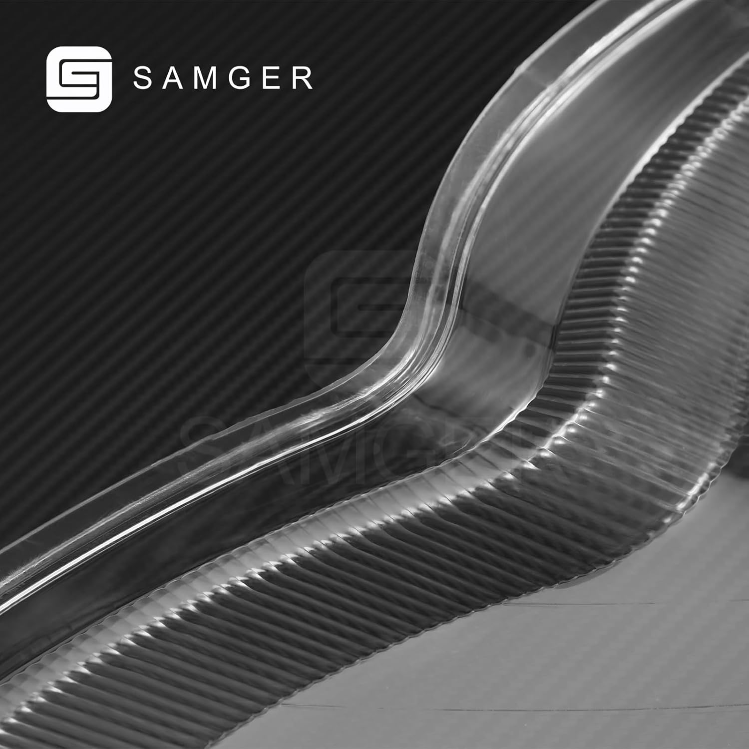 Samger 1 Pair Left Right Side Car Front Headlight Headlamp Lens Cover Fit for Mercedes-Benz W203 C-Class 2001-2007