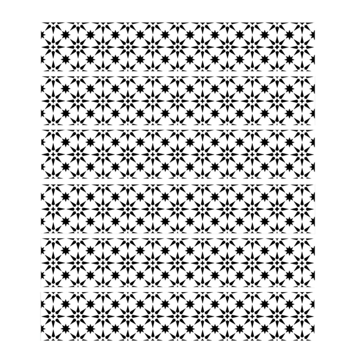 Calcomanías pvc escaleras retro PRETYZOOM azulejos backsplash
