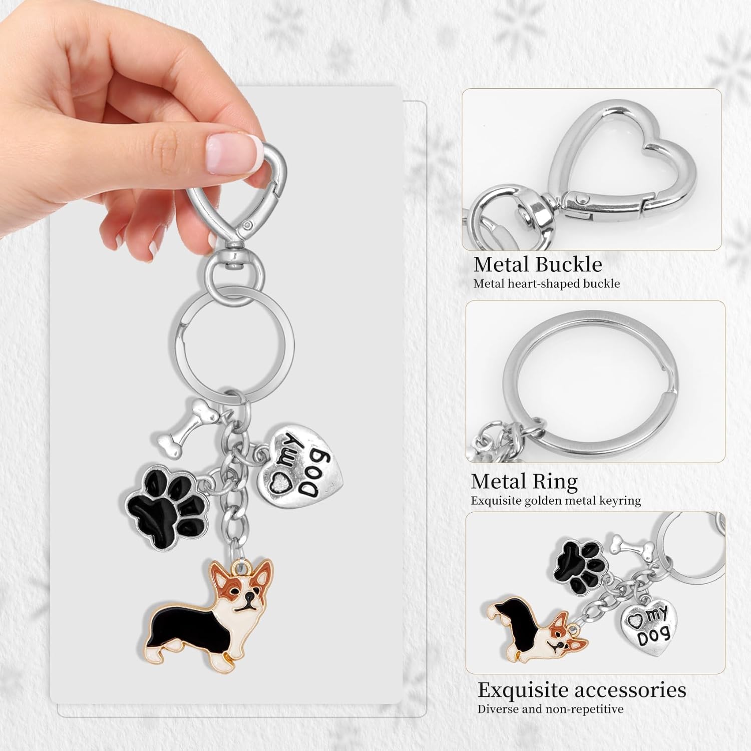 Bag Charm Purse Charms Keychain- Car Accessories keychians Gifts for Women Mothers Day Valentine Bag Accessory image 3